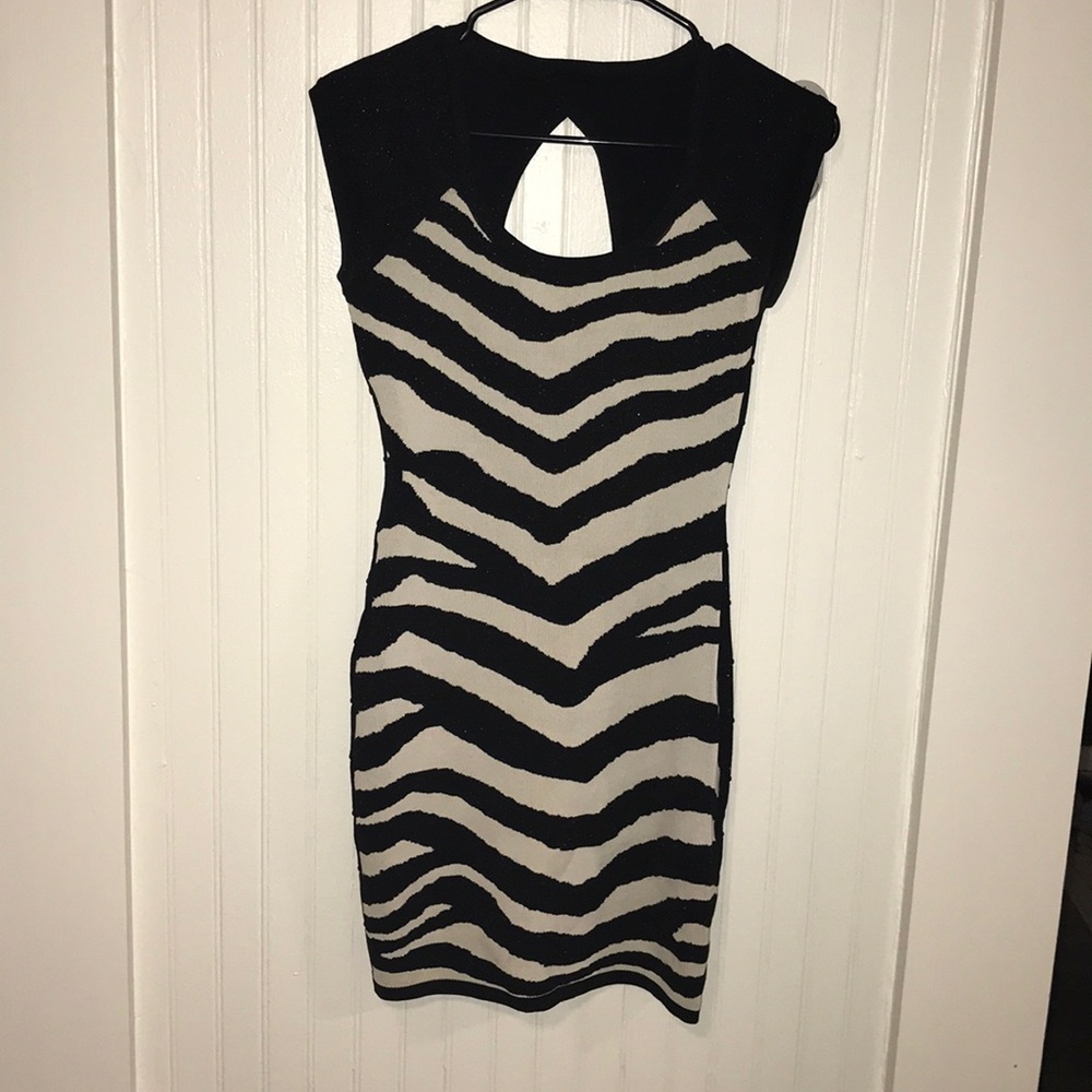 Forever 21 black and white striped dress